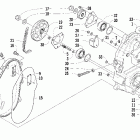Firecat 500 SP Трансмиссия и цепь
