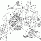 ZR 900 EB Вариатор и опора двигателя