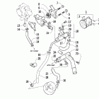 Bearcat WIDE TRACK Водяной насос и термостат
