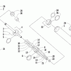 Mountaincat 900 1M Задняя подвеска ,задний амортизатор