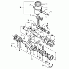 Z 370 Поршень и коленчатый вал
