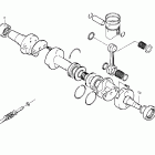 Firecat 500 SP Поршень и коленчатый вал