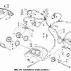 ZL 600 EFI Headlight, instruments, and wiring assemblies (esr...