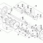 ZR 900 Вал приводной трака и тормоза