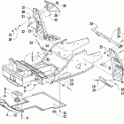 4-Stroke Trail Передняя рама и подножки