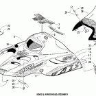 ZR 800 EFI SNO PRO Капот и ветровое стекло