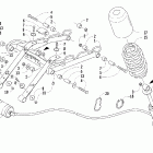 Firecat 500 SP Задняя подвеска , амортизатор