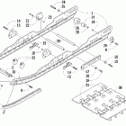 ZR 800 EFI SNO PRO Рельс скольжения и гусеница