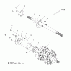 600 PRO-RIDE RUSH-S10BF6KSL/KSA/KEA Приводной вал и промежуточный