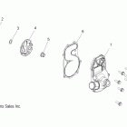 800 RUSH PRO-R ALL OPTIONS- S12BP8/BV8 Водяной насос