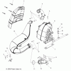 600 WIDETRAK IQ/INTL-S10PU6KSL/KEL Глушитель
