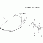 800 DRAGON SWITCHBACK/ES/INTL ALL OPTIONS-S10PS8 Сидение