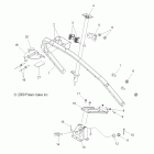 600 WIDETRAK IQ/INTL-S10PU6KSL/KEL Steering, steering post asm. and steering hoop