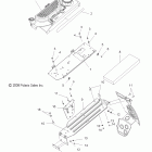 700 RMK 155-S10PM7JSA Chassis, clutch guard and cover