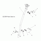 800 DRAGON RMK 155/163 ALL OPTIONS-S10PG8/PH8 Steering, steering post, asm.