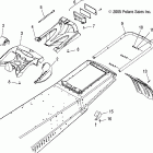 600 HO SWITCHBACK F/O - S07PS6FS/FSA Шасси , задняя часть