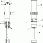 600 HO SWITCHBACK F/O - S07PS6FS/FSA Shock, front track (7043142)
