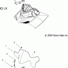 600 HO SWITCHBACK F/O - S07PS6FS/FSA Стекло ветровое