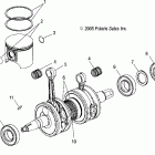 440 IQ - S06MX4CS Поршень и коленвал