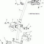 600 HO SWITCHBACK F/O - S07PS6FS/FSA Steering post, assembly
