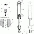 600 CLASSIC - S06ND6ES Shock, rear track (7042216)
