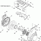 TRAIL TOURING- S06NU5BS/NT5BS Корпус вентилятора и ручной стартер