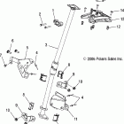 900 SWITCHBACK - S06PS8DS Steering post, assembly