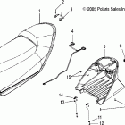700 HO FUSION F/O - S06MP7HS Seat and taillight