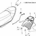 700 CLASSIC - S06PD7HS Seat and taillight