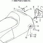 500 INDY - S06NB4BS Сидение