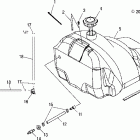 700/800 XC SP M-10 F/O - S05NE7CS Gas tank