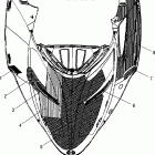900 SWITCHBACK - S05PS8DS Шумавая и тепловая защита капота