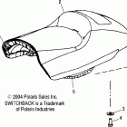 600/800 SWITCHBACK F/O - S05NS6ES Сидение