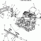 900 FUSION - S05MP8DS Engine mounting rh and front