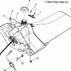 900 FUSION - S05MP8DS Топливный бак