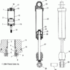 500/600 XC SP EDGE/M-10 - S05NE5CS Shock (rear track)(m-10)