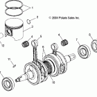 600/800 EDGE TOURING - S05NT6ESA Piston and crankshaft (600)