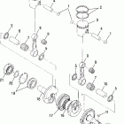 500 CLASSIC - S05ND4BS Поршень и коленвал