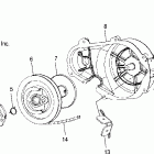 600/700/800 RMK F/O - S05NK6ES Recoil starter (700 / 800)