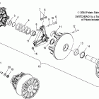 600/800 SWITCHBACK F/O - S05NS6ES Drive clutch (manual start models)