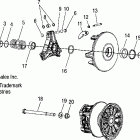 900 SWITCHBACK - S05PS8DS Муфта сцепления