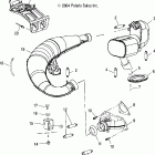700/800 XC SP M-10 F/O - S05NE7CS Выхлопная система
