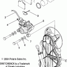 900 SWITCHBACK - S05PS8DS Brake caliper mounting