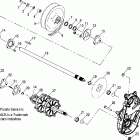 600/800 SWITCHBACK F/O - S05NS6ES Приводной вал