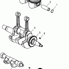 FRONTIER TOURING - S05NT7DS/DE Коленвал и поршни