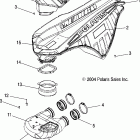 900 RMK ALL OPTIONS - S05PL8/PM8/PN8 Air intake system
