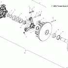 600/700/800 RMK F/O - S04NK6ES Drive clutch (manual start models)