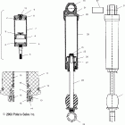 600 CLASSIC - S04ND6ES Shock (rear track)(m-10 ace)
