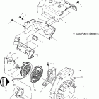 340 INDY/INT'L/CLASSIC - S04NB3AS Корпус вентилятора и ручной стартер