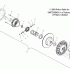 600/700/800 SWITCHBACK - S04NS6ES Привод сцепления
